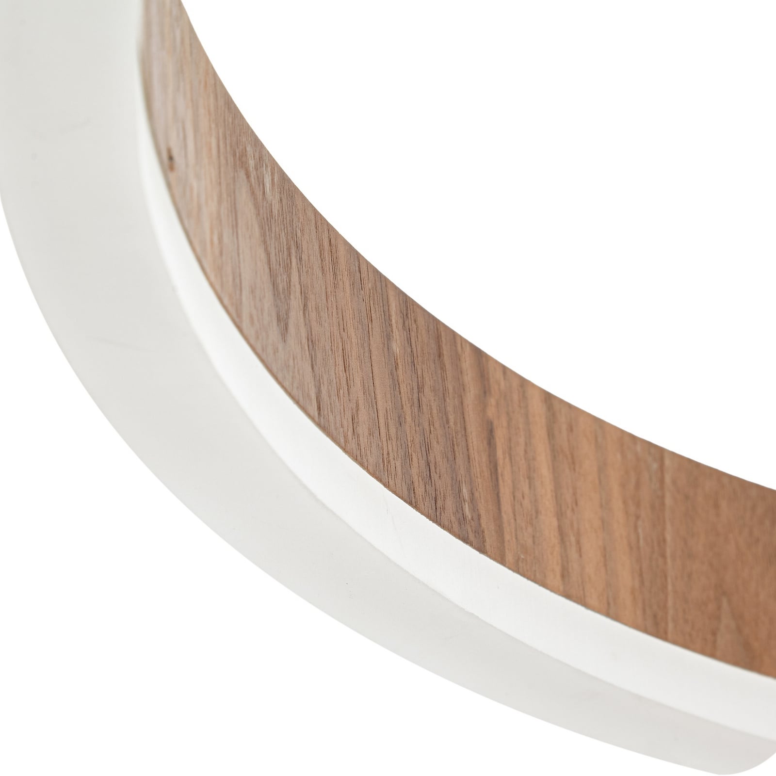 Lucande LED-riippvalgusti Thelma, pähkelpuu/hall, Ø 70 cm