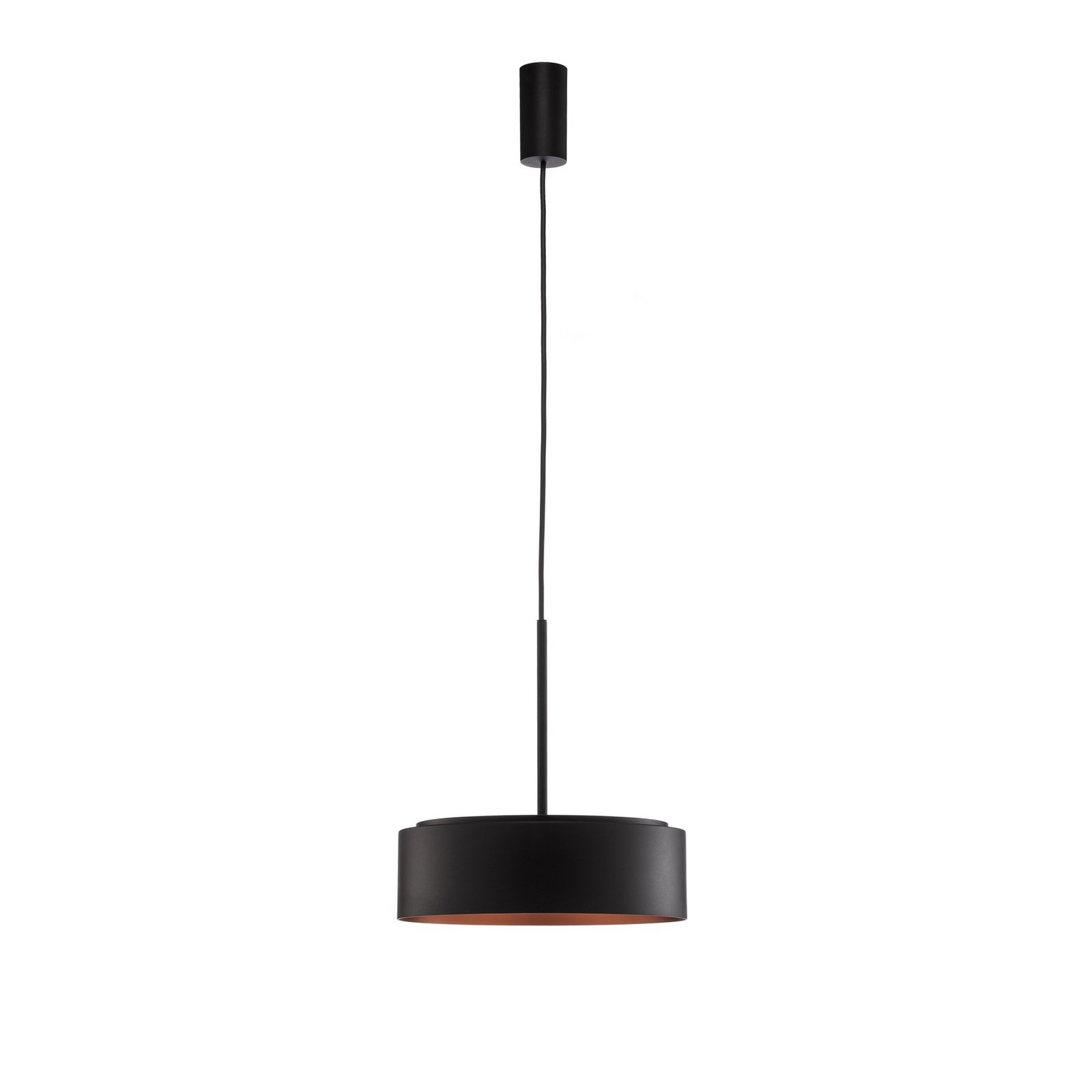 Candeeiro suspenso LED Bega Studio Line Ø 36 cm preto-cobre DALI