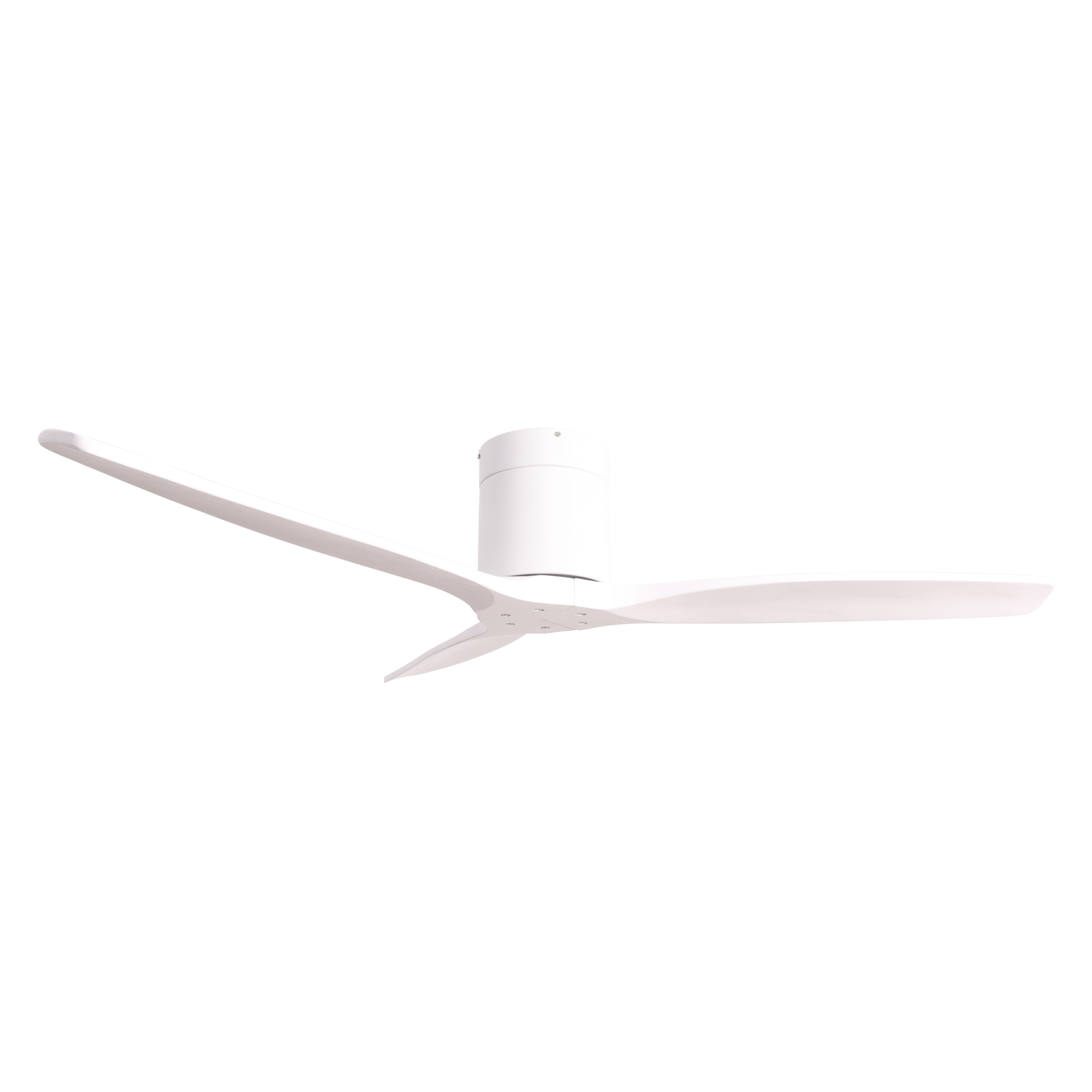 Lucande ventilateur de plafond Vindur, blanc, DC, silencieux, Ø 132 cm