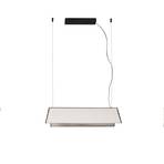 Ludovico Повърхностна LED висяща лампа, 60 cm, бяла