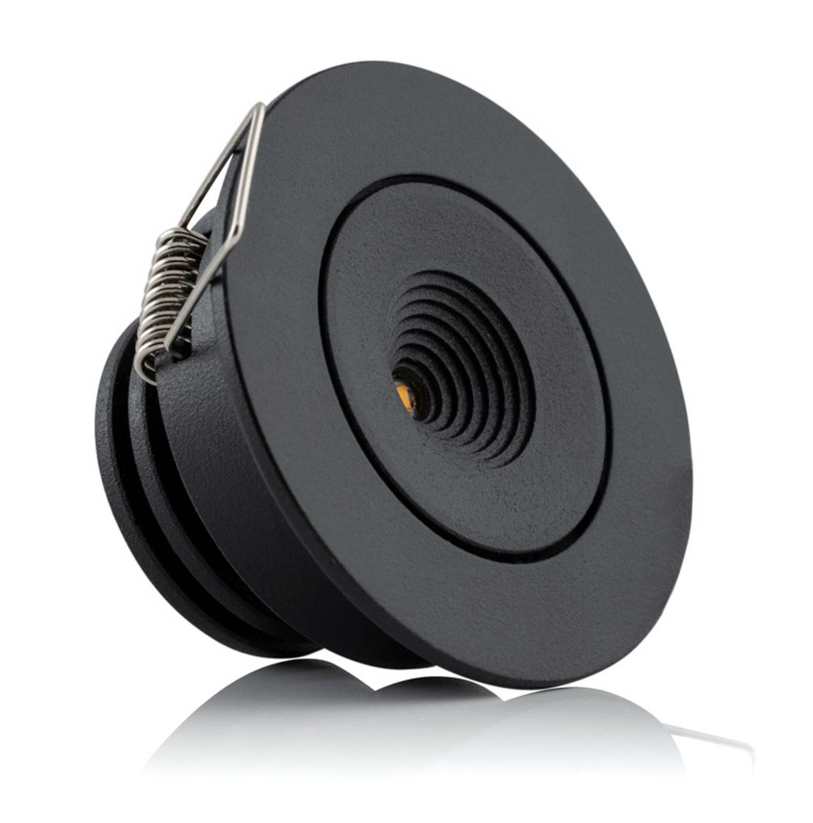 SLC MiniOne Tilt LED-Einbauleuchte schwarz 2.700 K