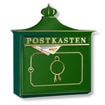BORDEAUX Aluguss-Briefkasten