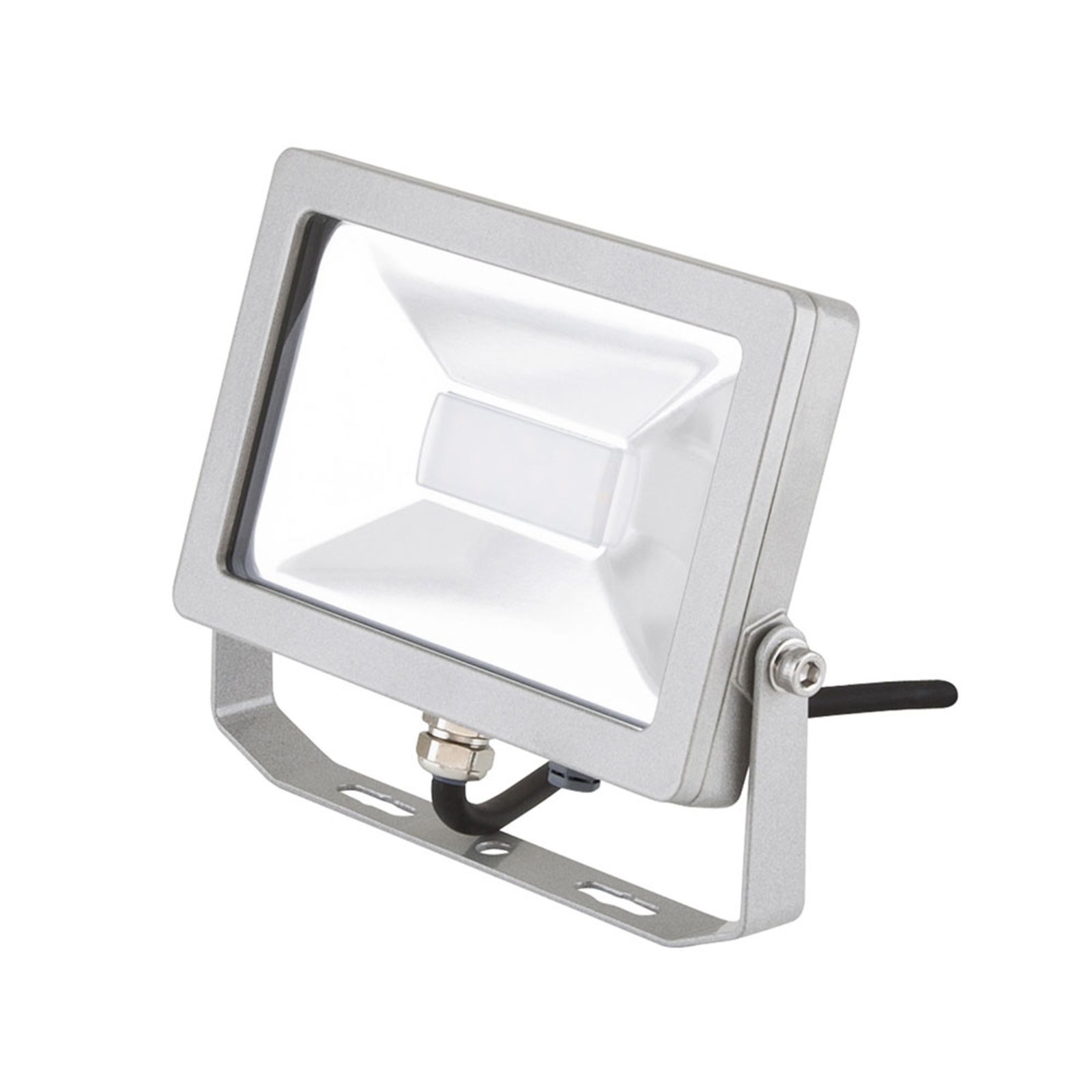 EVN LFA outdoor spotlight silver plug 5,700 K 15 W