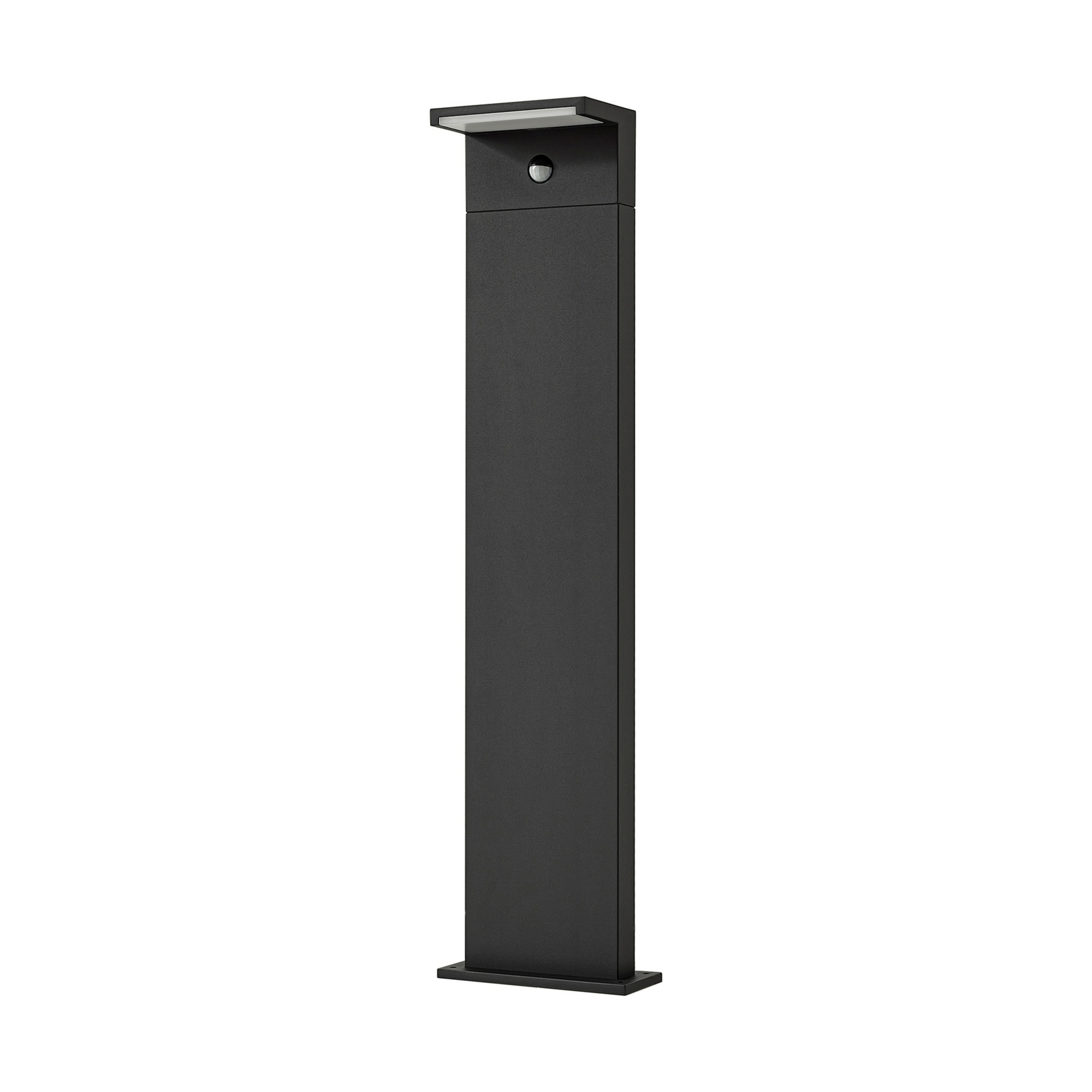 Bornă luminoasă LED Iberion pentru iluminat exterior, antracit, senzor, 90 cm -