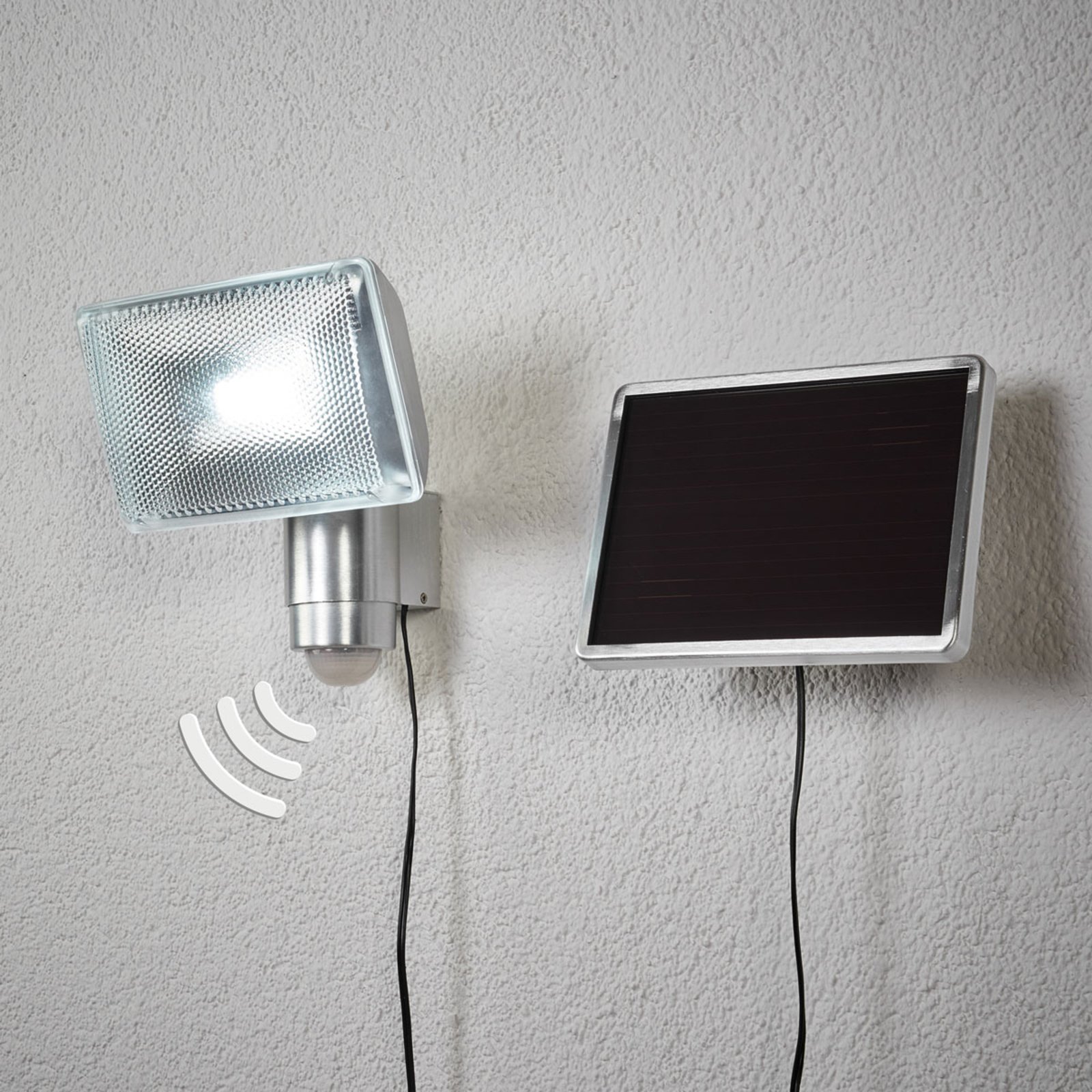 Solar-LED met bewegingsmelder | Lampen24.nl