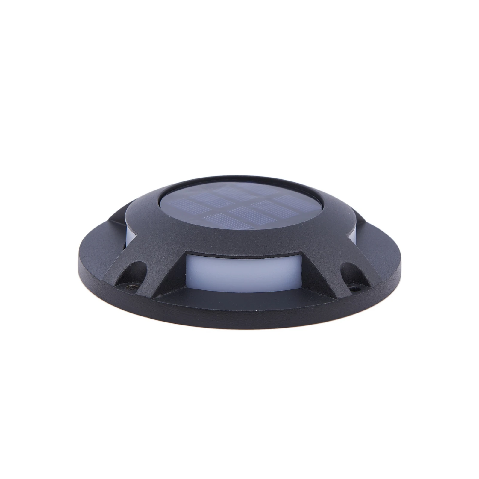 Projecteur de sol LED solaire Prios Selius, anthracite, IP67