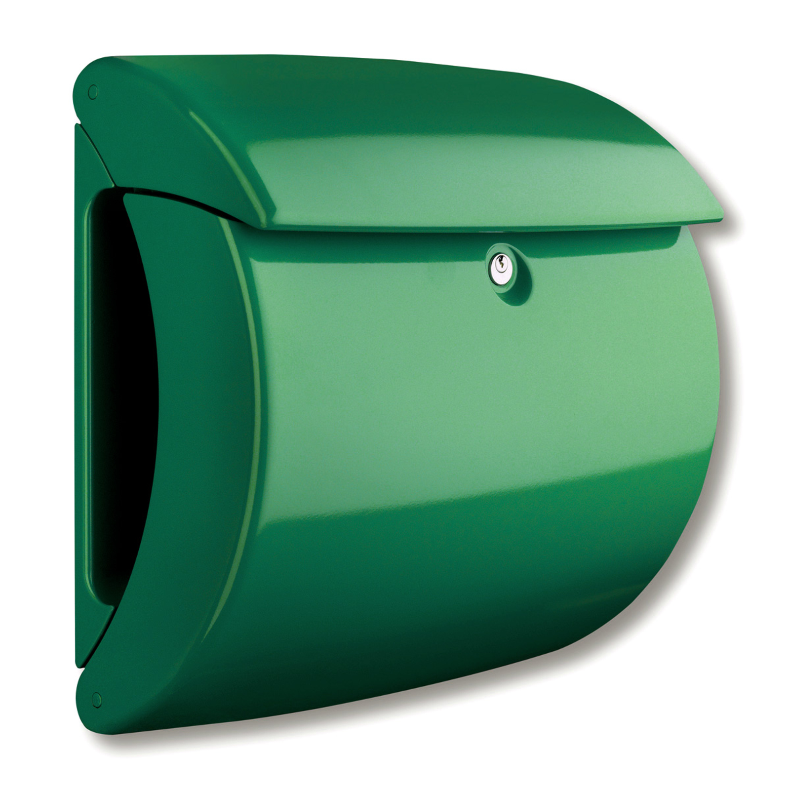 Briefkasten Kiel aus Kunststoff, grün