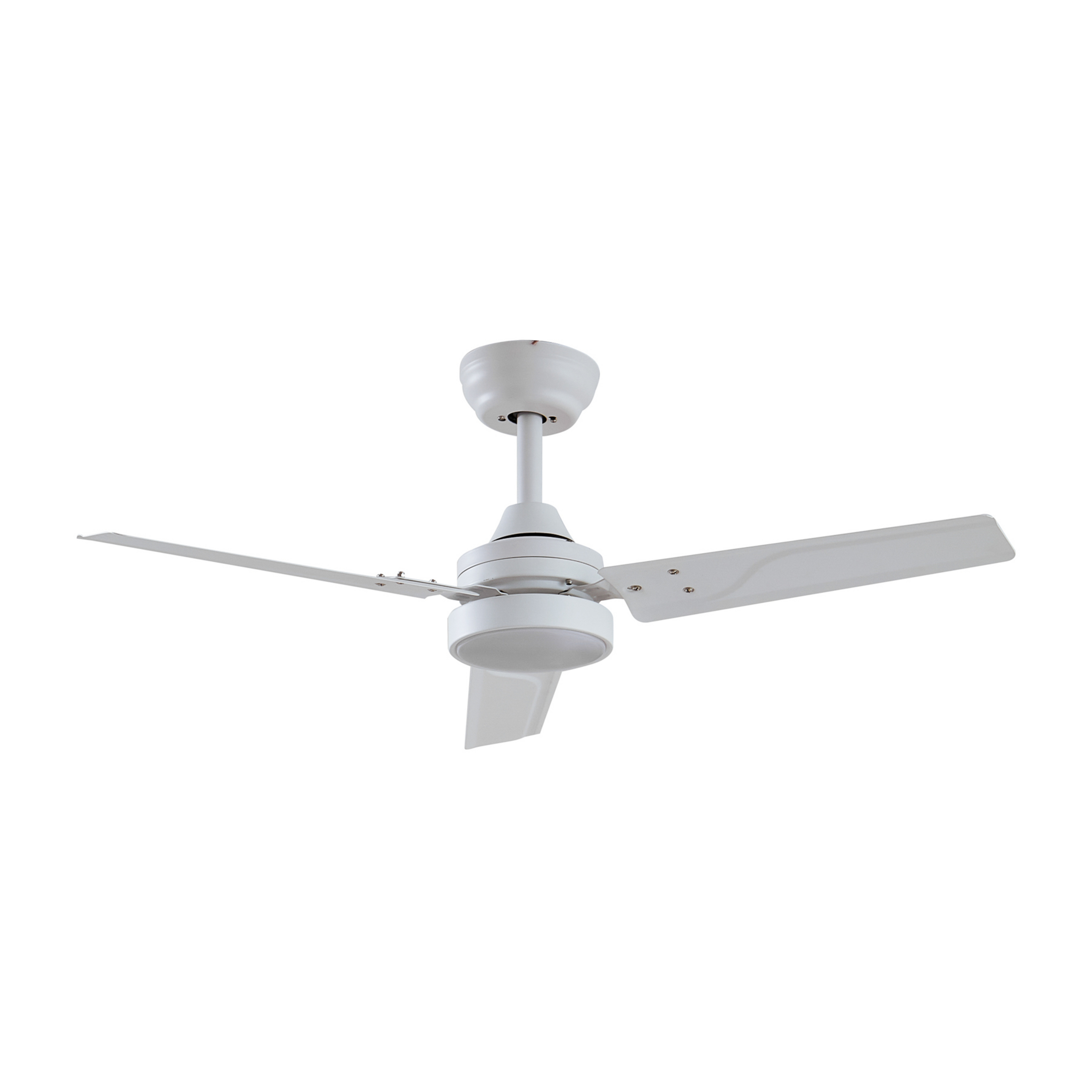 Aerallo LED-loftventilator, hvid, CCT, støjsvag – Lindby