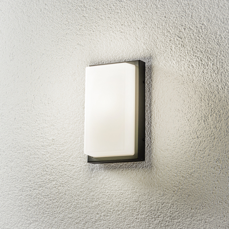 Babett outdoor wall lamp E27 with sensor graphite