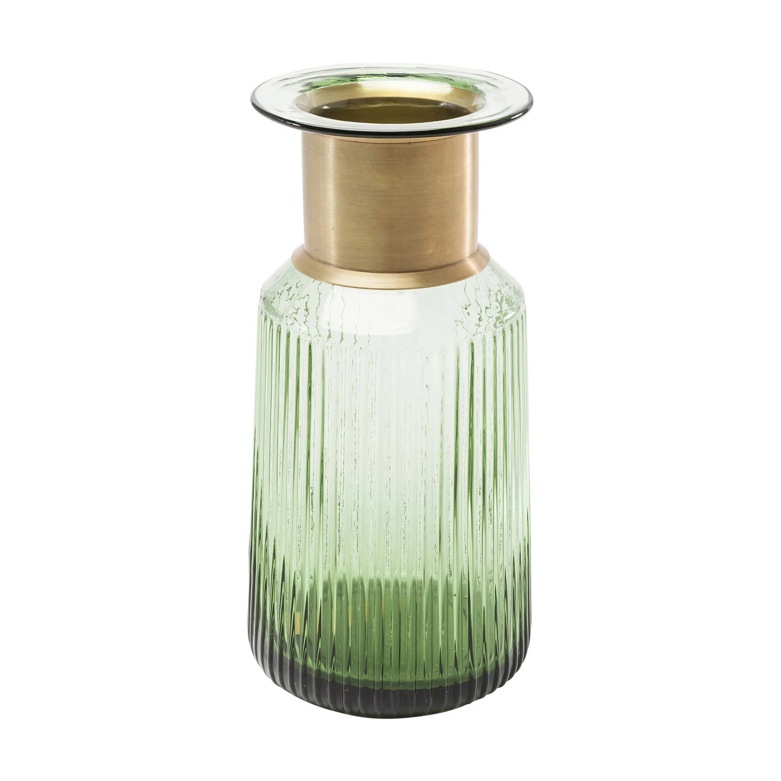 KARE Barfly vaas, groen, glas, hoogte 30 cm, mondgeblazen