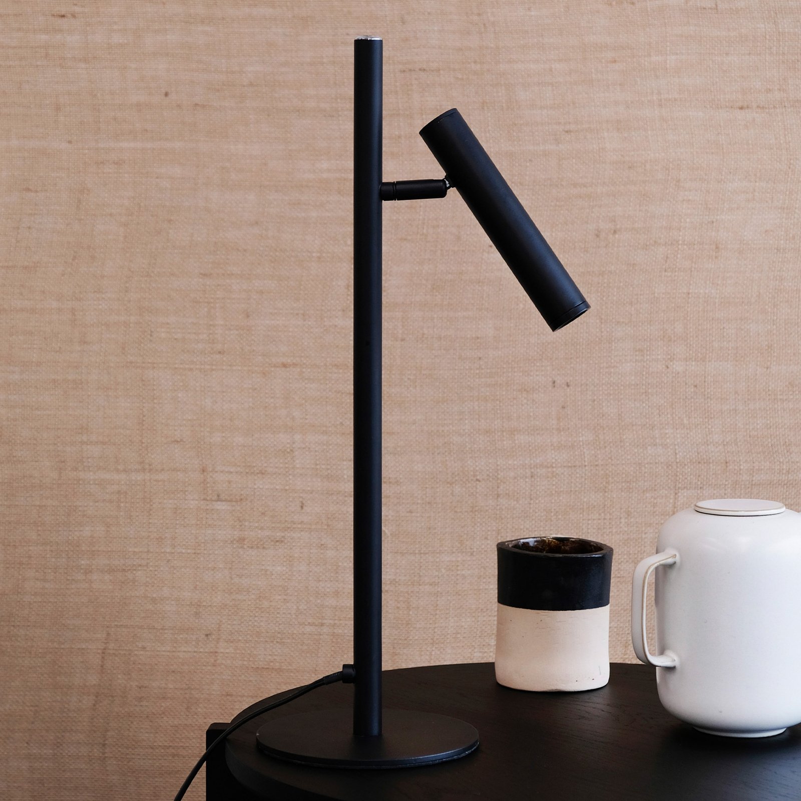 Carlo 1 Table Lamp Matt Black - DybergLarsen