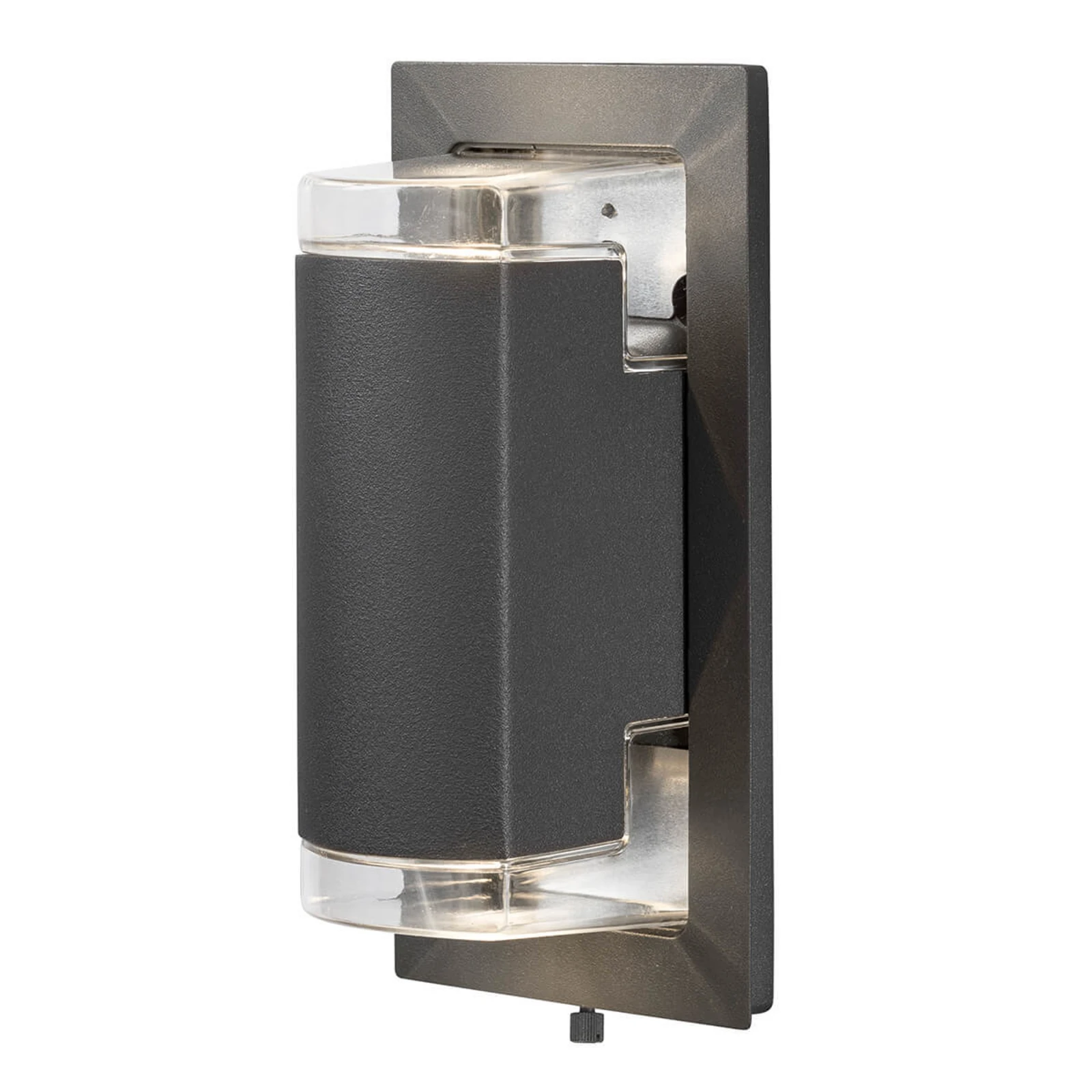 Candeeiro de parede exterior Potenza, Up & Down, antracite