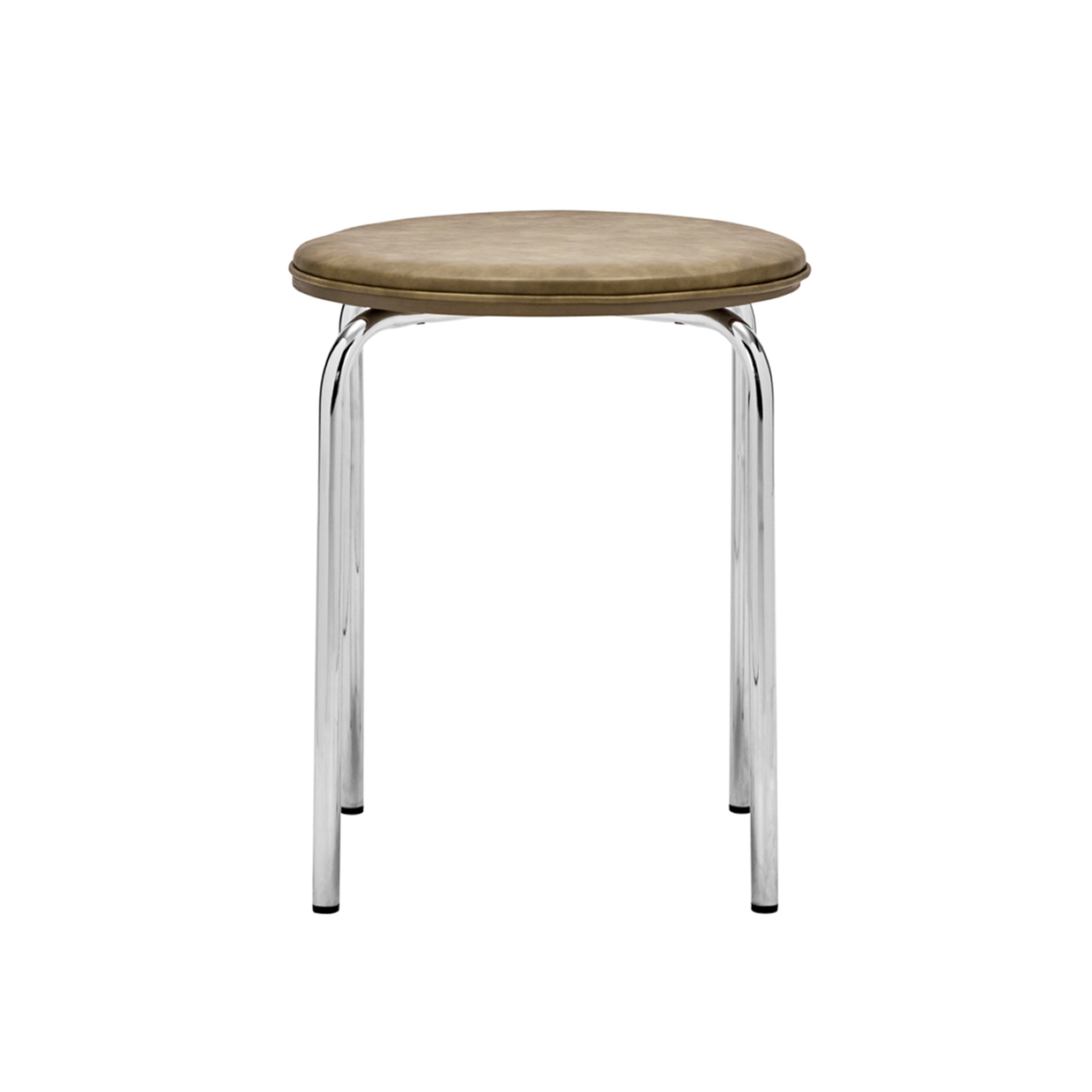 Tabouret Comma kaki polyester hauteur 45 cm - House Doctor