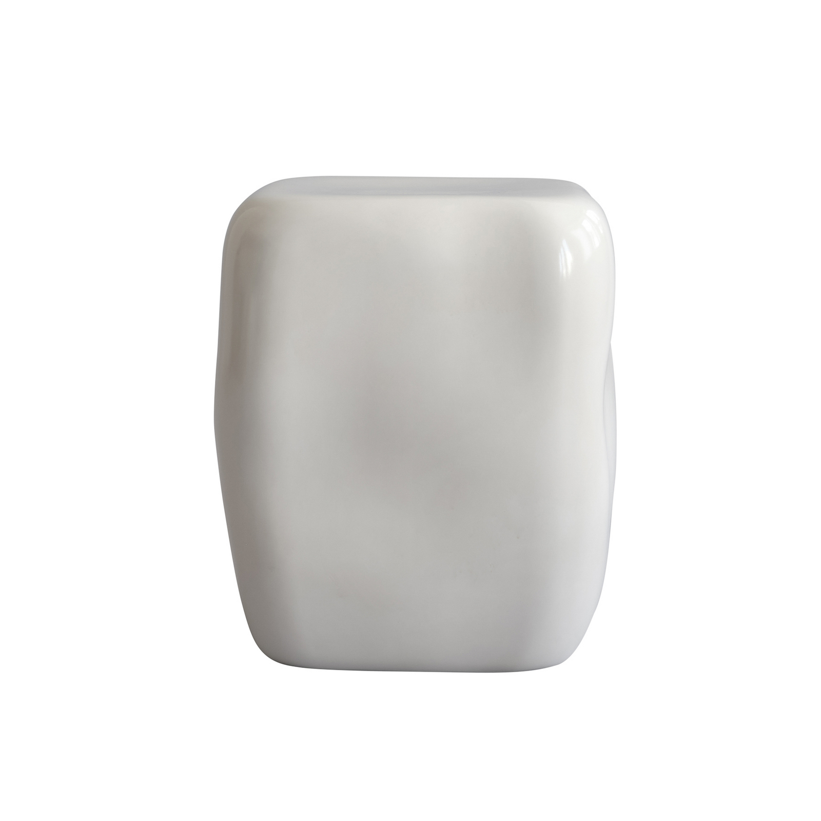 Stolik pomocniczy Ishi, biały, szerokość 31 cm, szkło – 101 Copenhagen