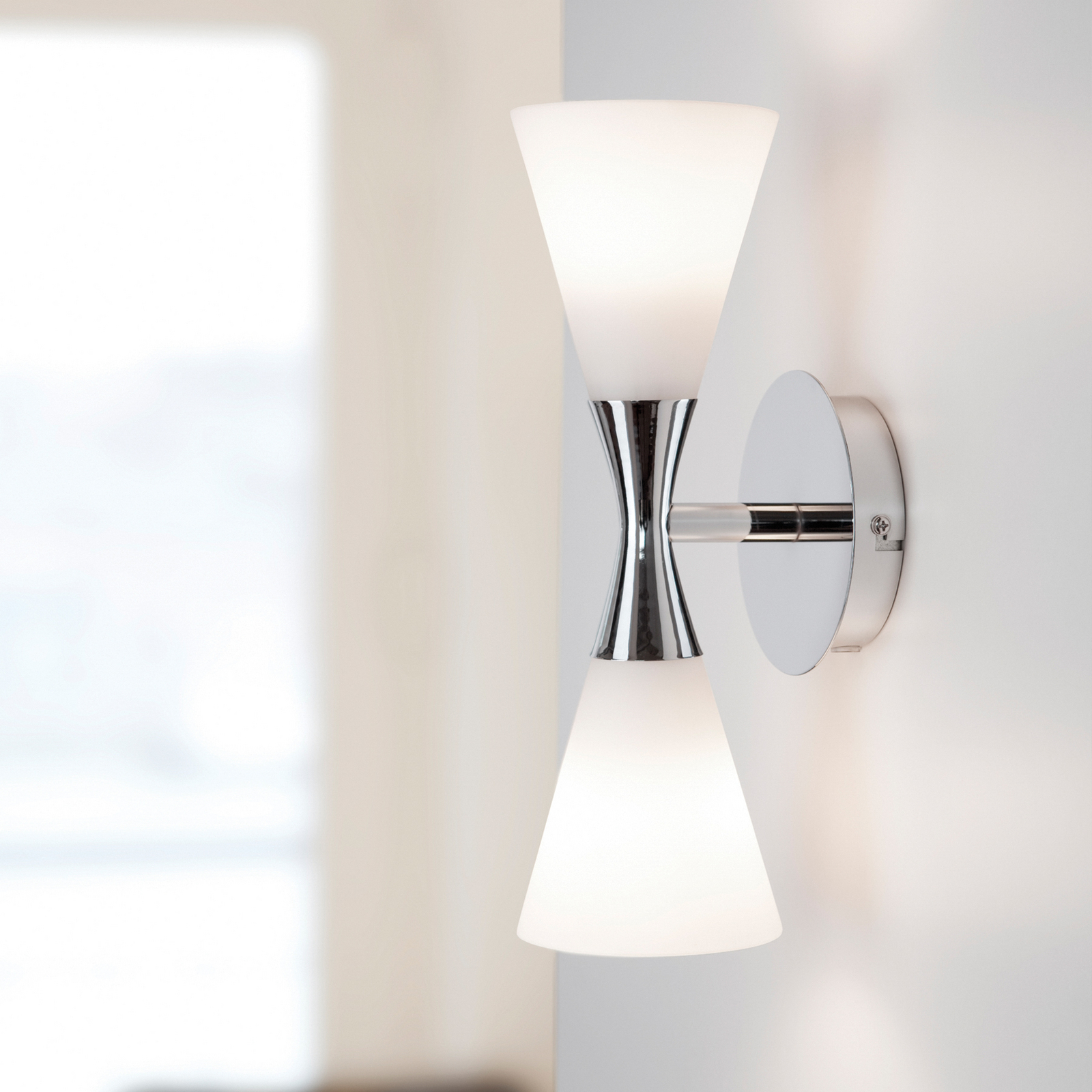 Harlekin Nástěnné Svítidlo Duo Chrome - Herstal