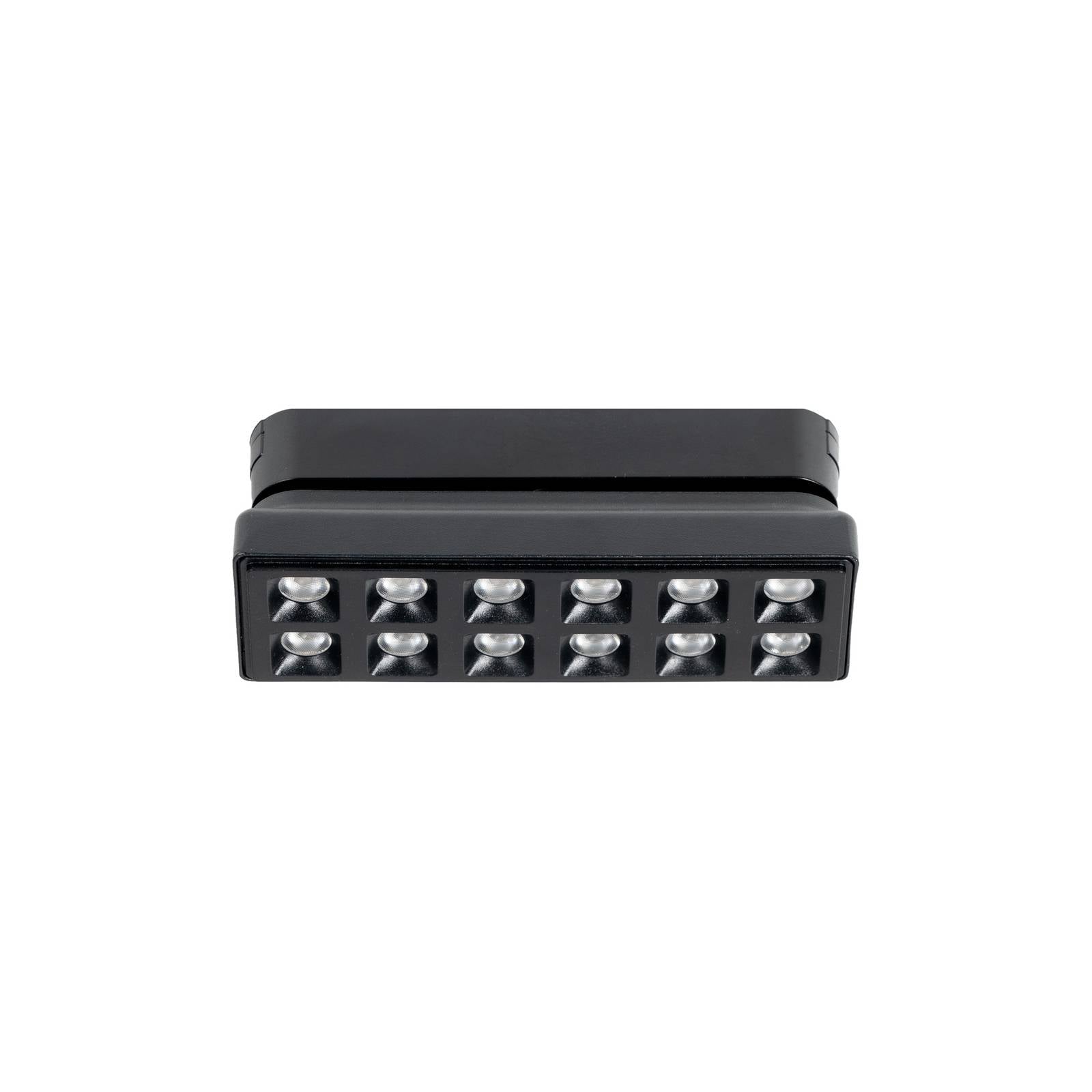 Lindby LED-Leiste 48 V Lumaro, schwarz, 12 Points, dimmbar