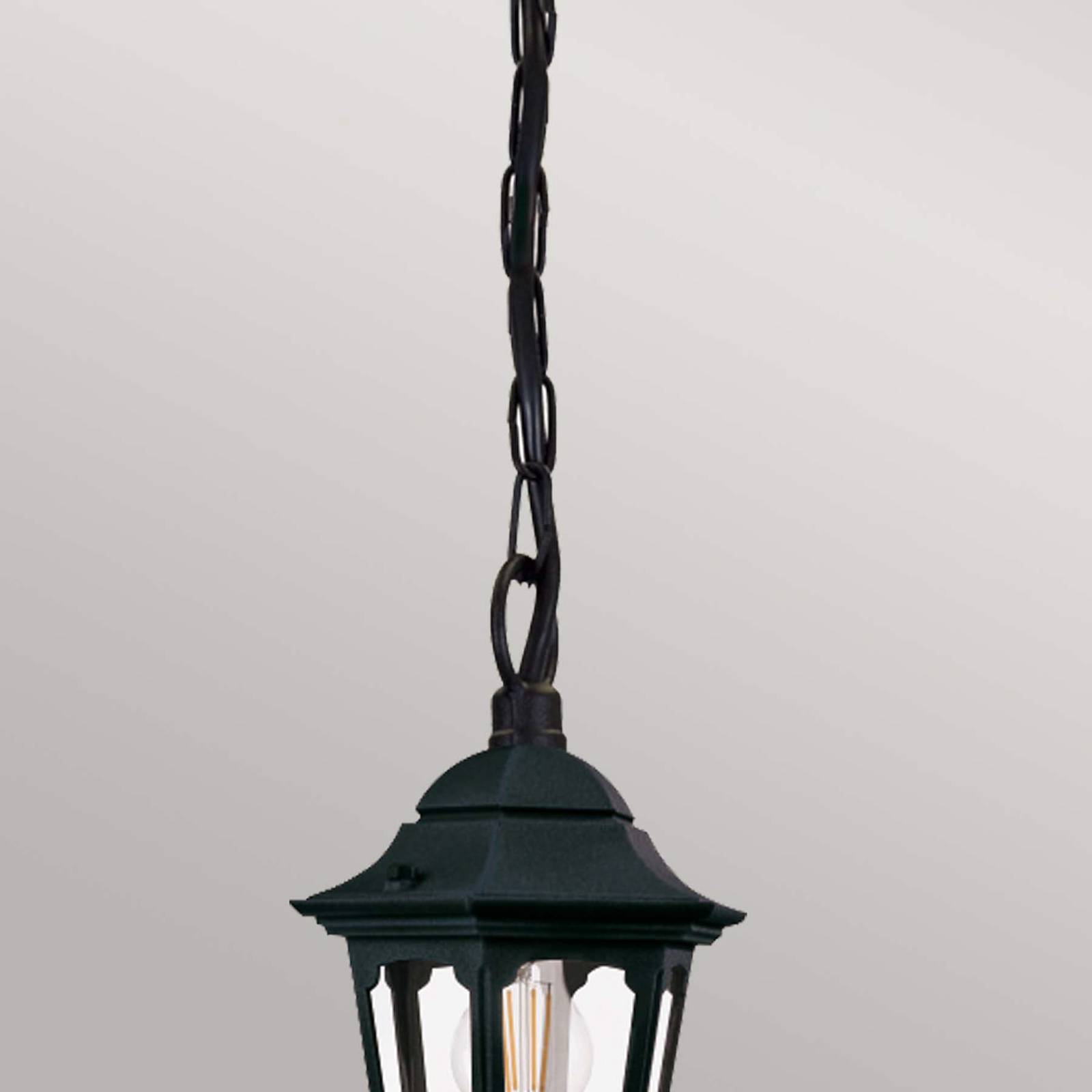 Farské závesné svietidlo so zavesenou reťazou, výška 42 cm