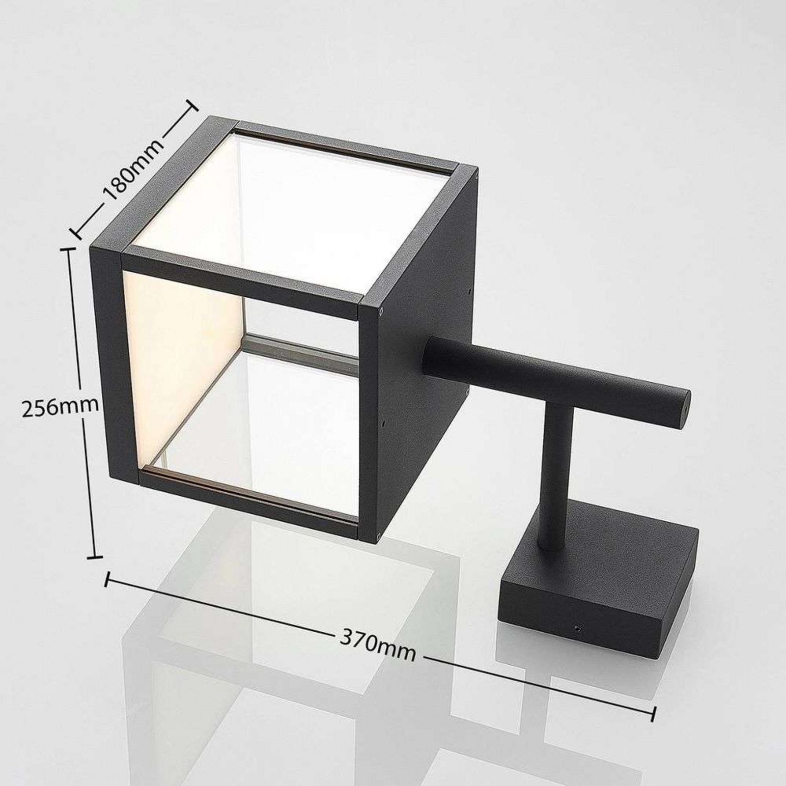 Cube LED Aplica de Exterior Graphite - Lucande