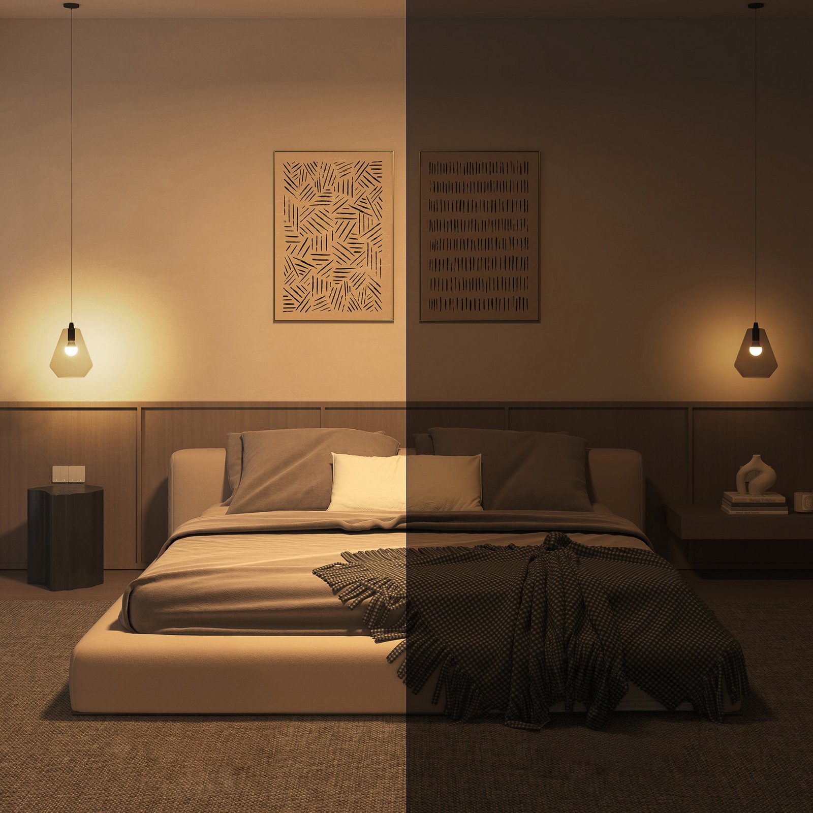 Smart LED-pære E27 A60 8 W RGB CCT 3 stk. - Philips Hue
