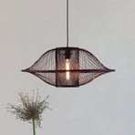 GOOD & MOJO Suspension Maui, rouge, Ø 70 cm, bambou, E27