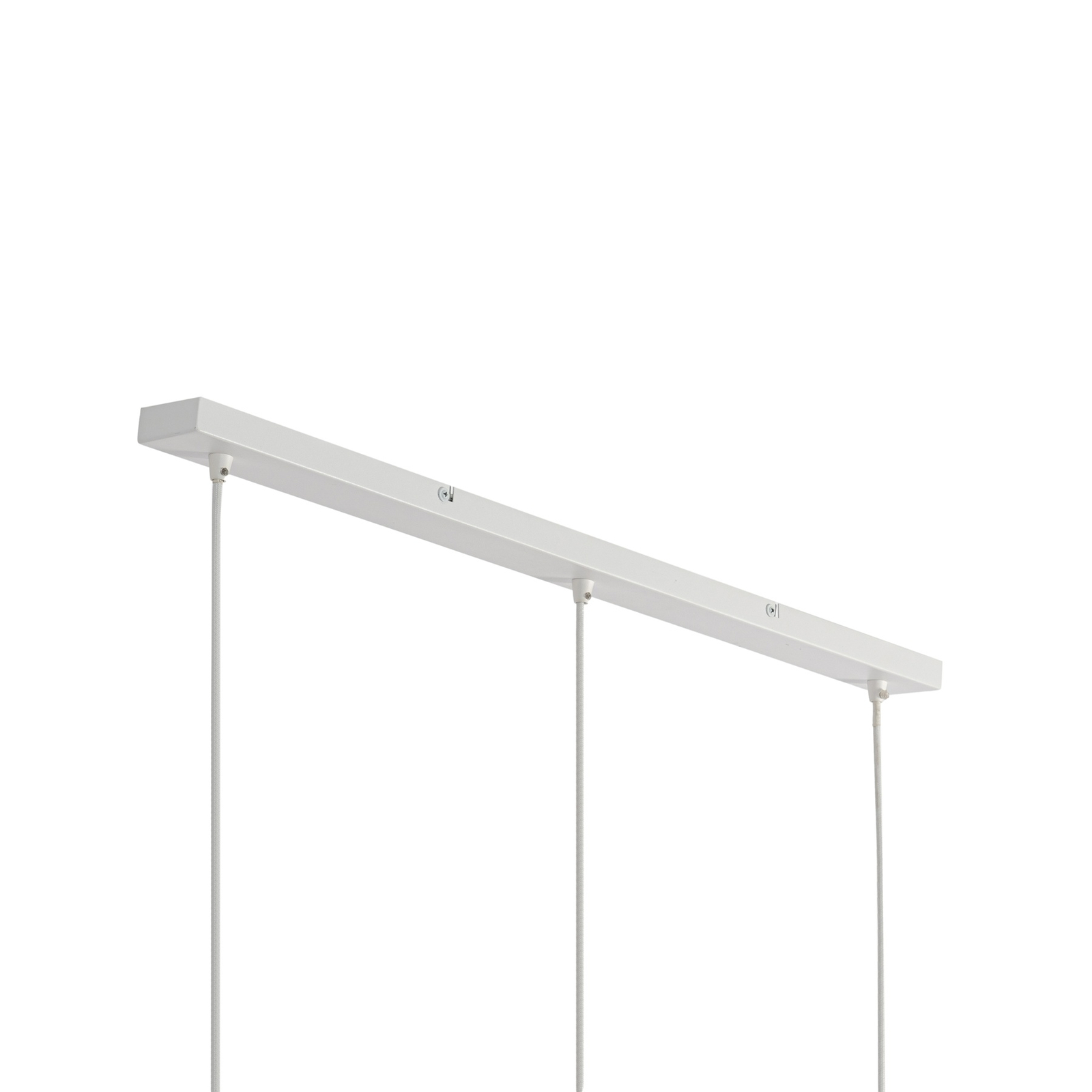 Lindby suspension Aralena, blanc, 3 lampes, métal