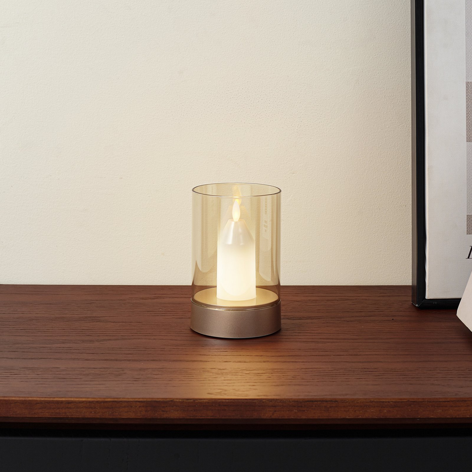 Lumana LED Portable Table Lamp Dim. Amber - Lindby