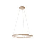 Żyrandol LED Circly, kolor piaskowy, Ø 60 cm, metal, CCT