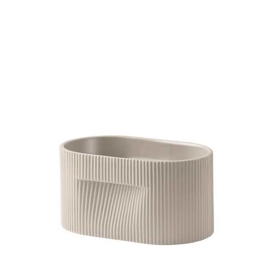 Ridge Planter H13 Beige - Muuto