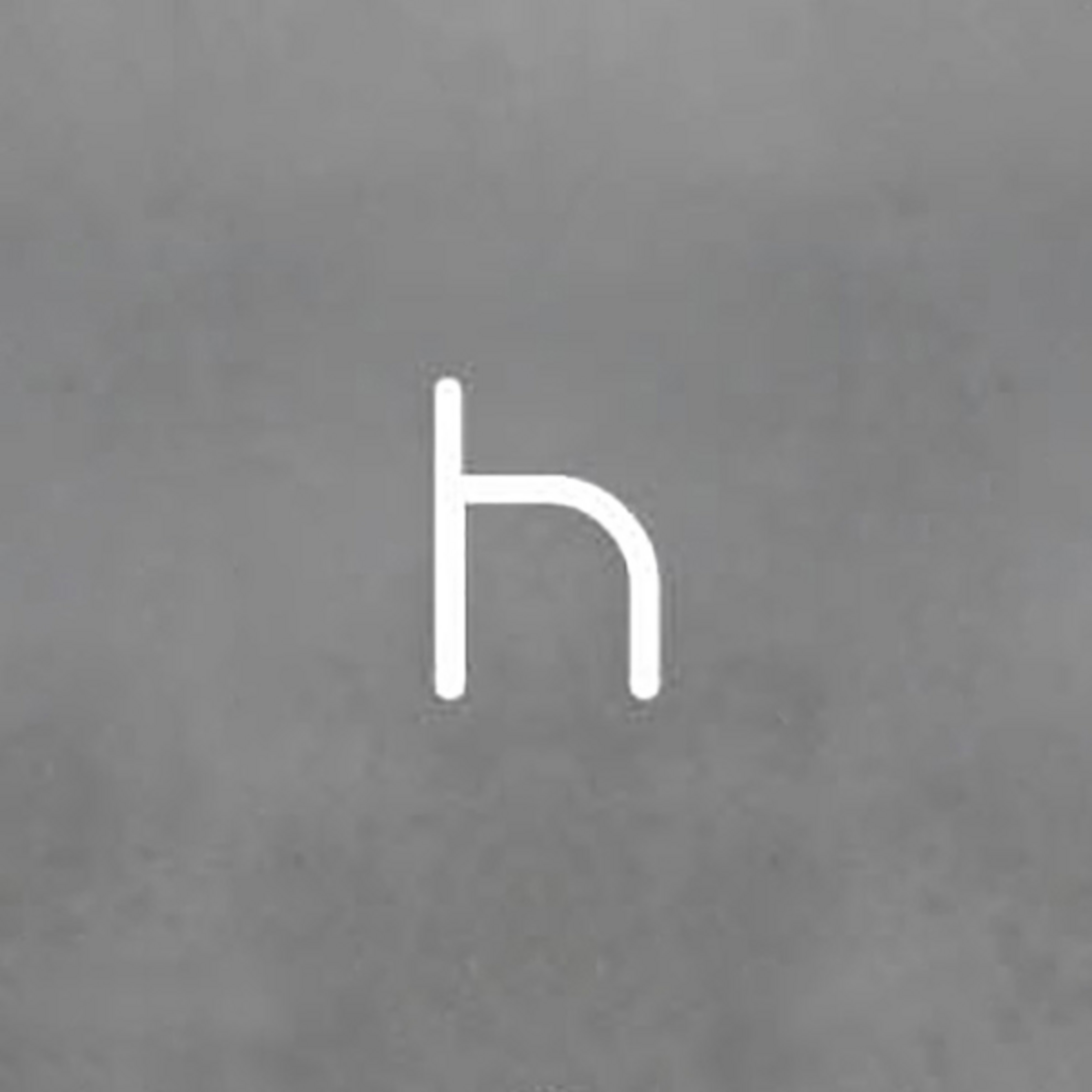 Artemide Alphabet of Light malé písmeno h