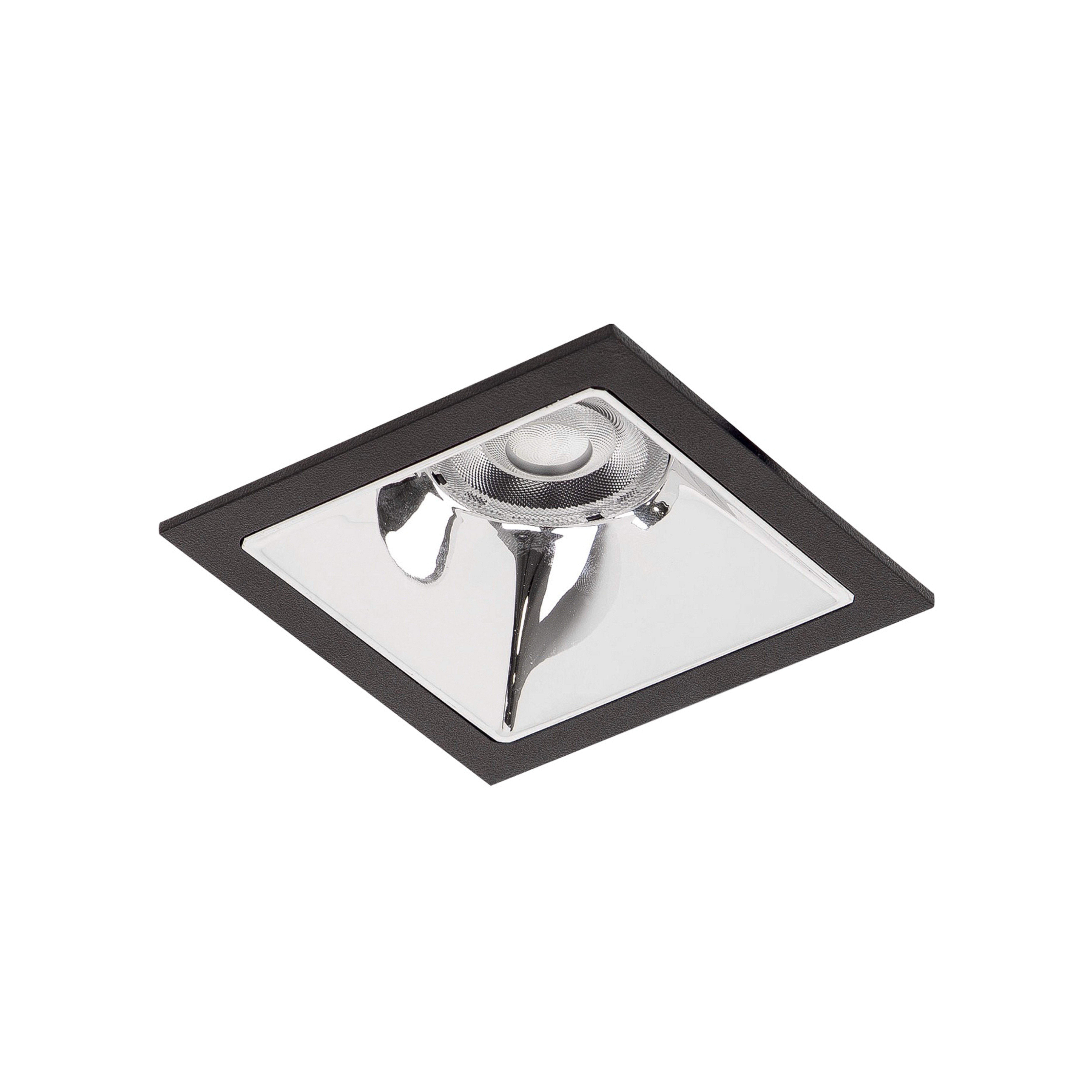 BRUMBERG Apollo Mini, lisse, angulaire, DALI, 3.000 K, noir