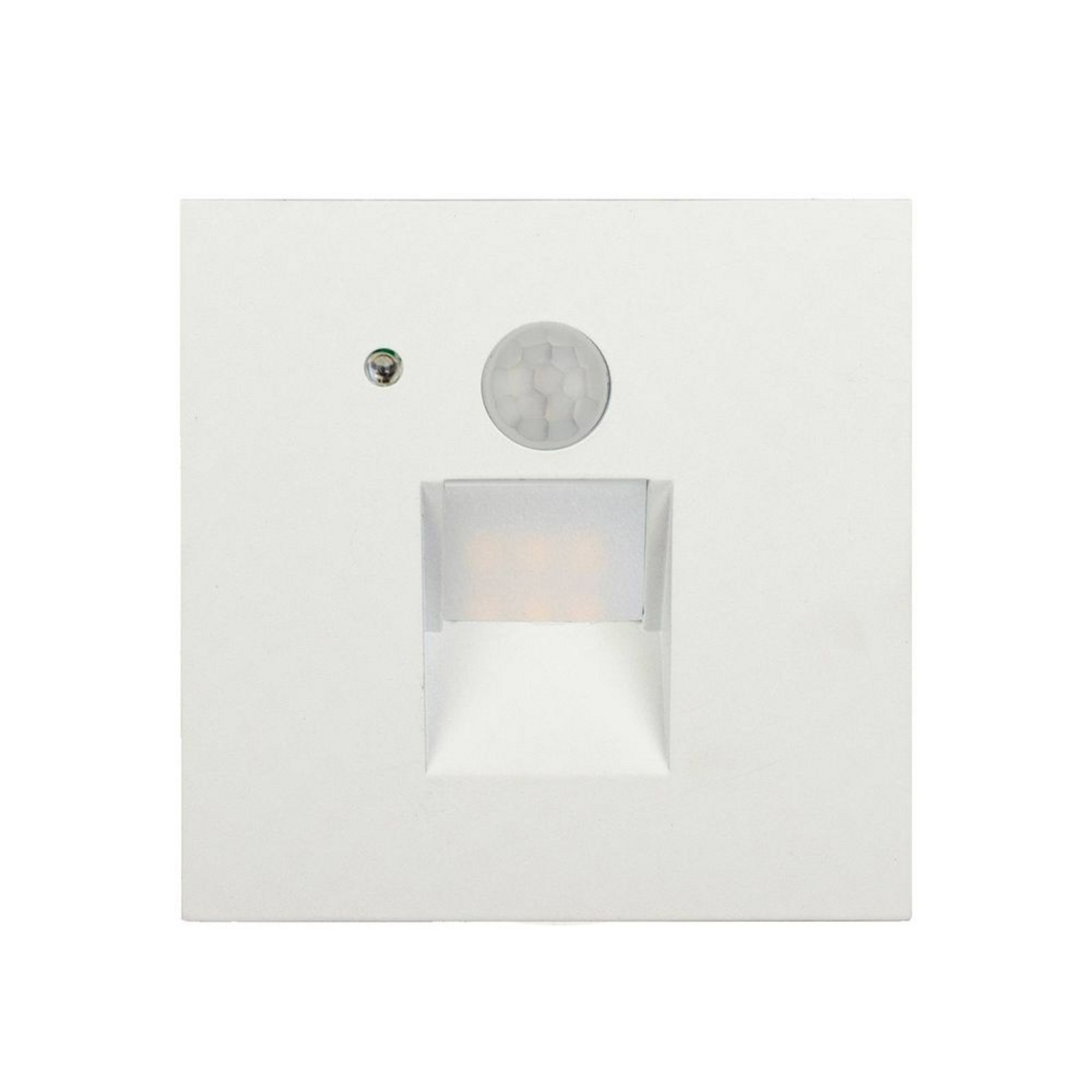 Neru Square LED Built-in Wall Lamp w/Sensor White - Arcchio