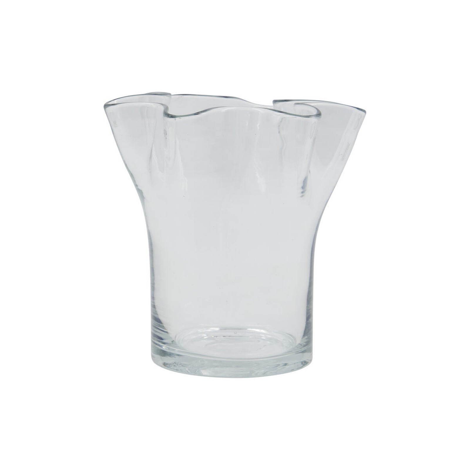 Vaso HDPlis, trasparente, altezza 17 cm, vetro - House Doctor