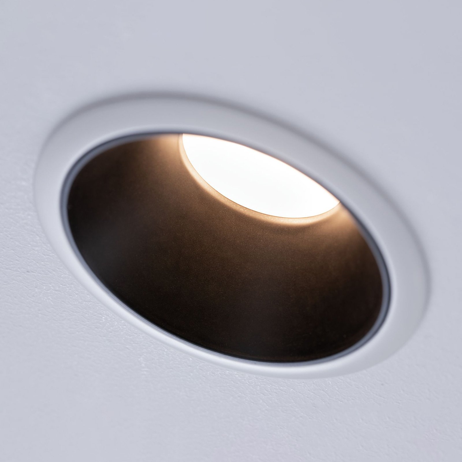 Paulmann Cole spotlight LED, negro-blanco