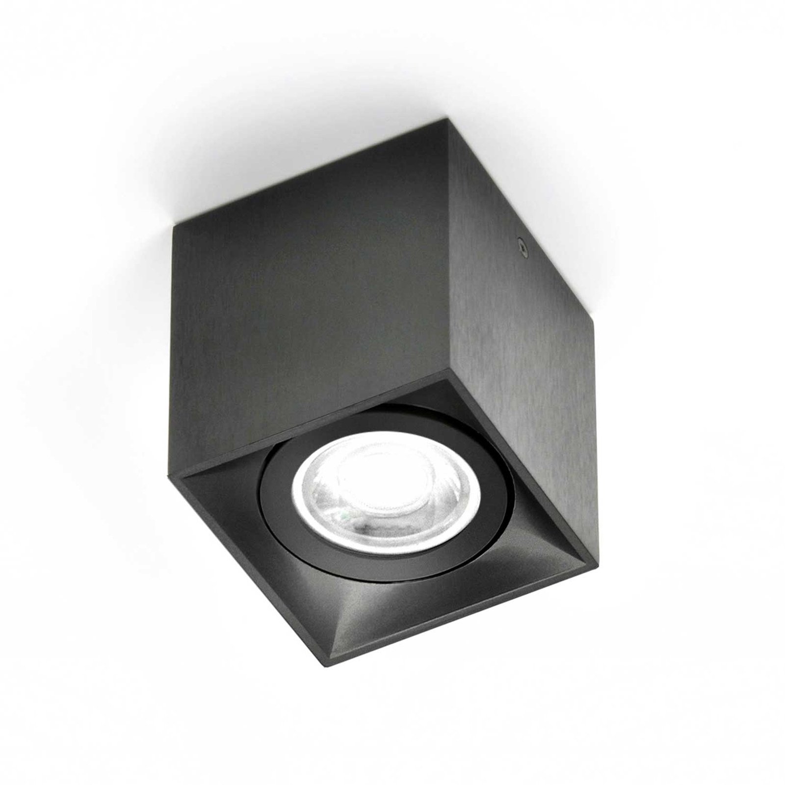 Milan Dau Spot taklampe i kubeform svart
