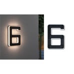 Paulmann LED solar house number 6