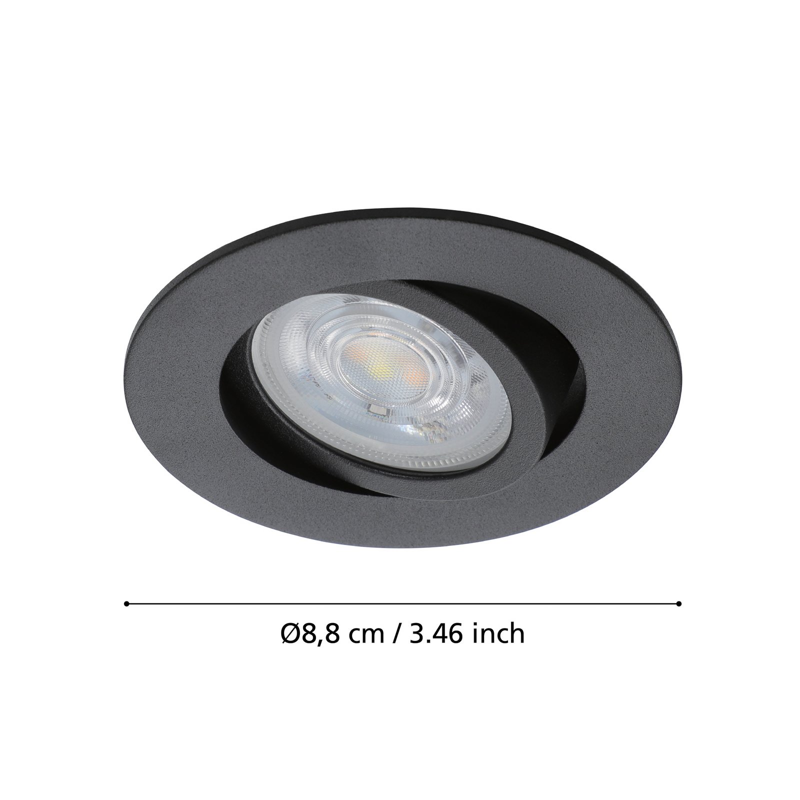 EGLO connect Saliceto-Z lampă LED încastr., negru EGLO connect Saliceto-Z lampă LED încastr., negru