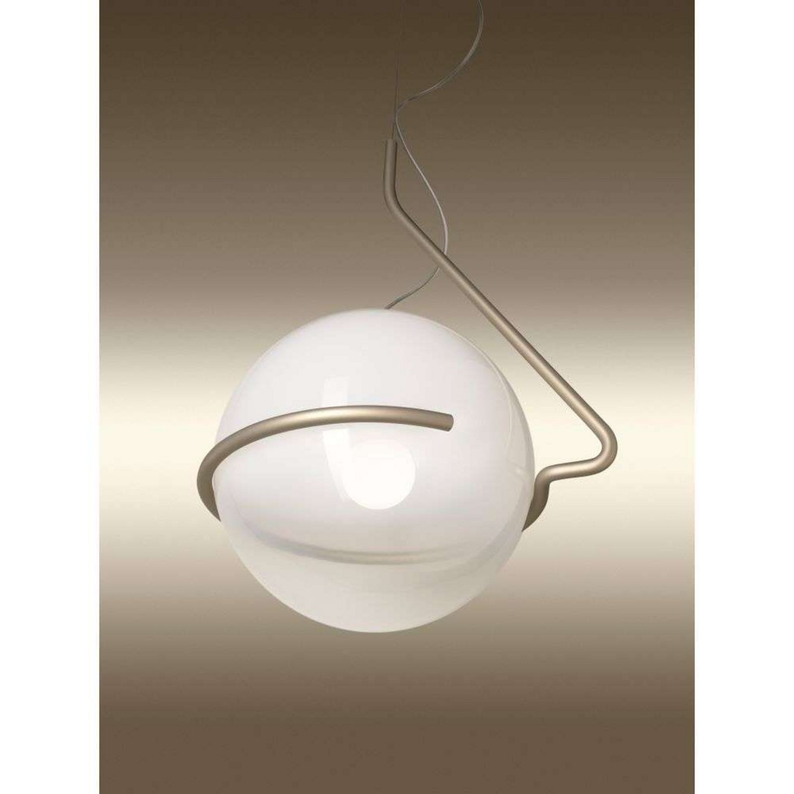 Tonda Lustră Pendul Titanium/White - Foscarini