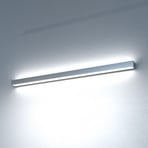 LED-Wandleuchte Mera, Breite 80cm, aluminiumfarben
