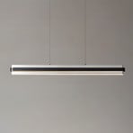 Lucande Nymara suspension LED, beige, aluminium, Ø 40 cm