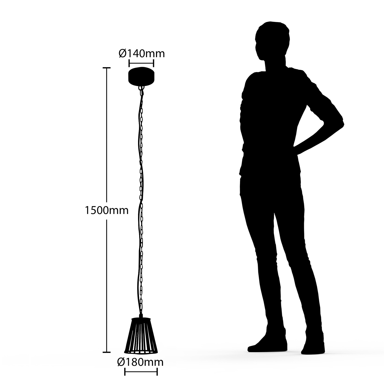 Miray LED Außen Pendelleuchte Dark Grey - Lucande