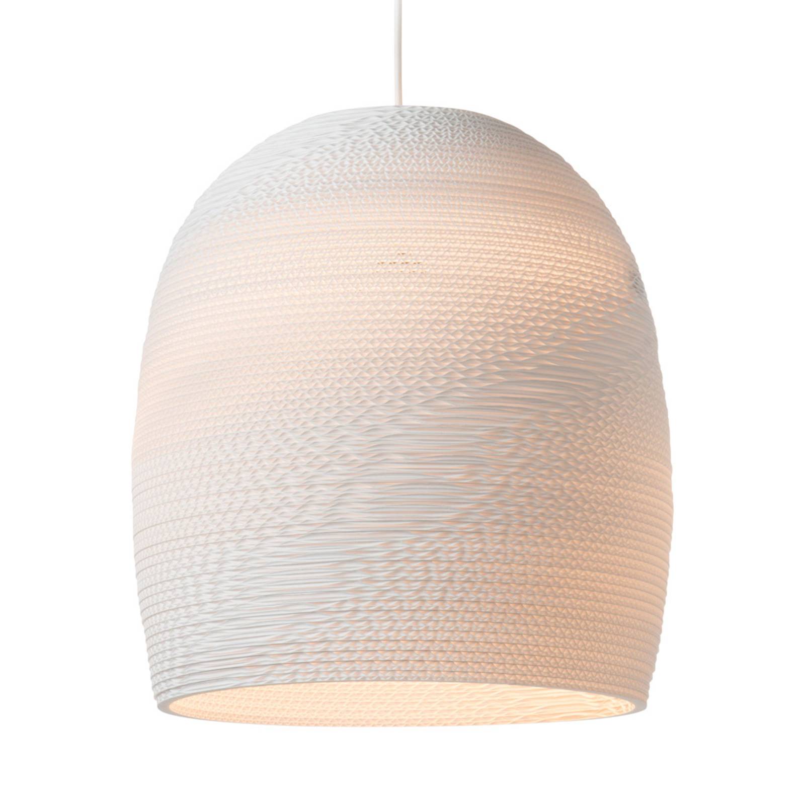 Lampa wisząca Bell biała Ø 38 cm