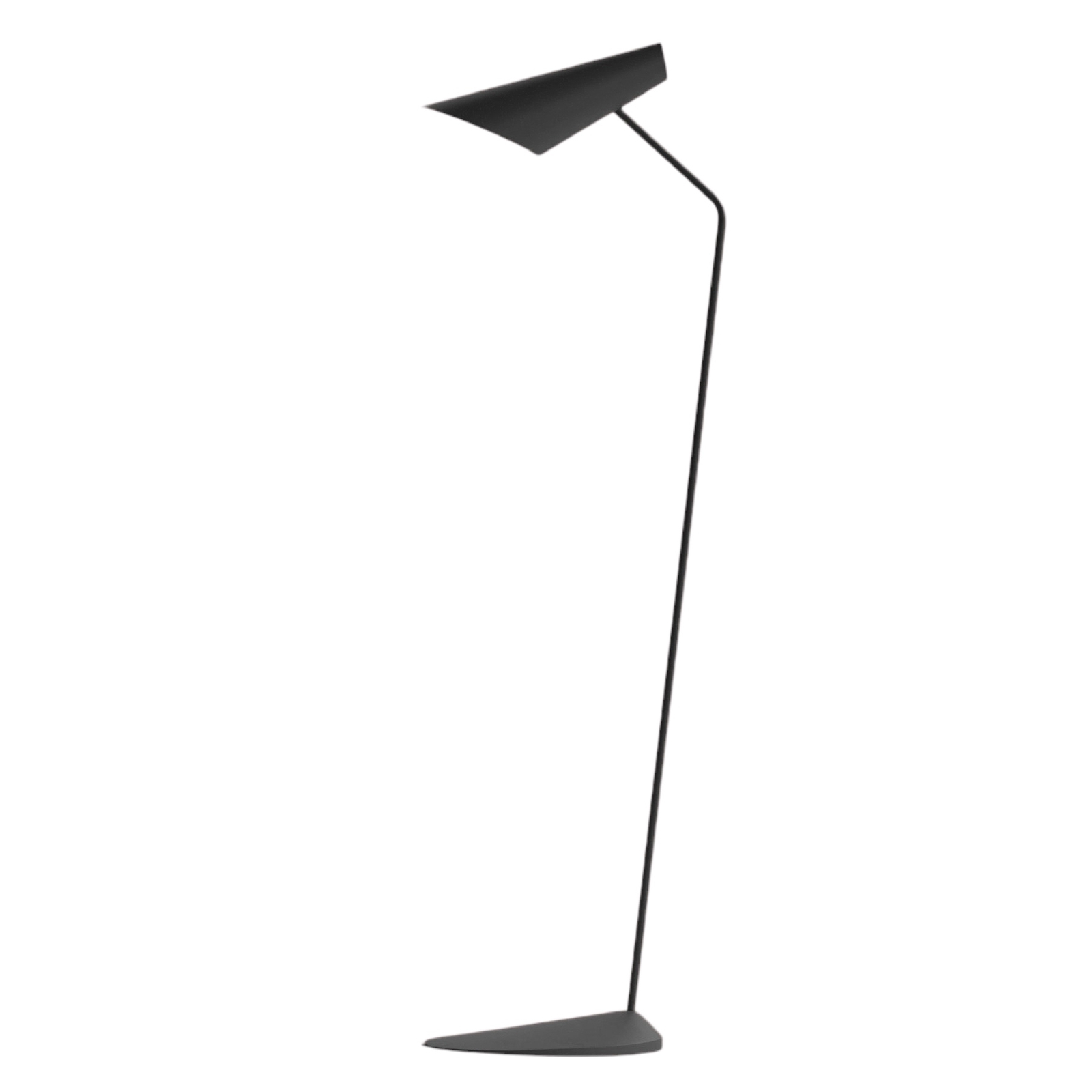 Дизайнерска подова лампа Vibia I.Cono 0712, сива