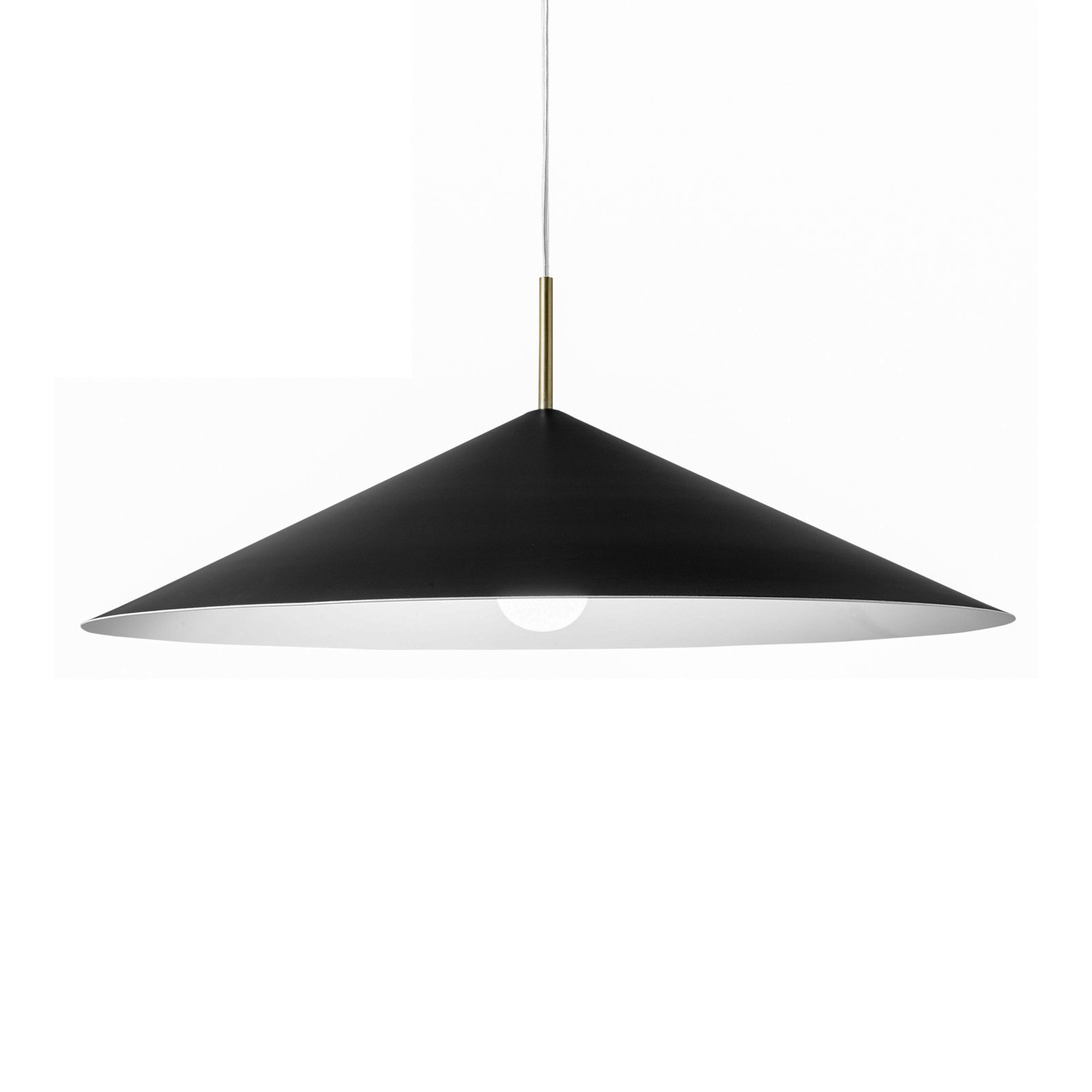 Samoi pendant light, 4-bulb, metal, black, decentralised