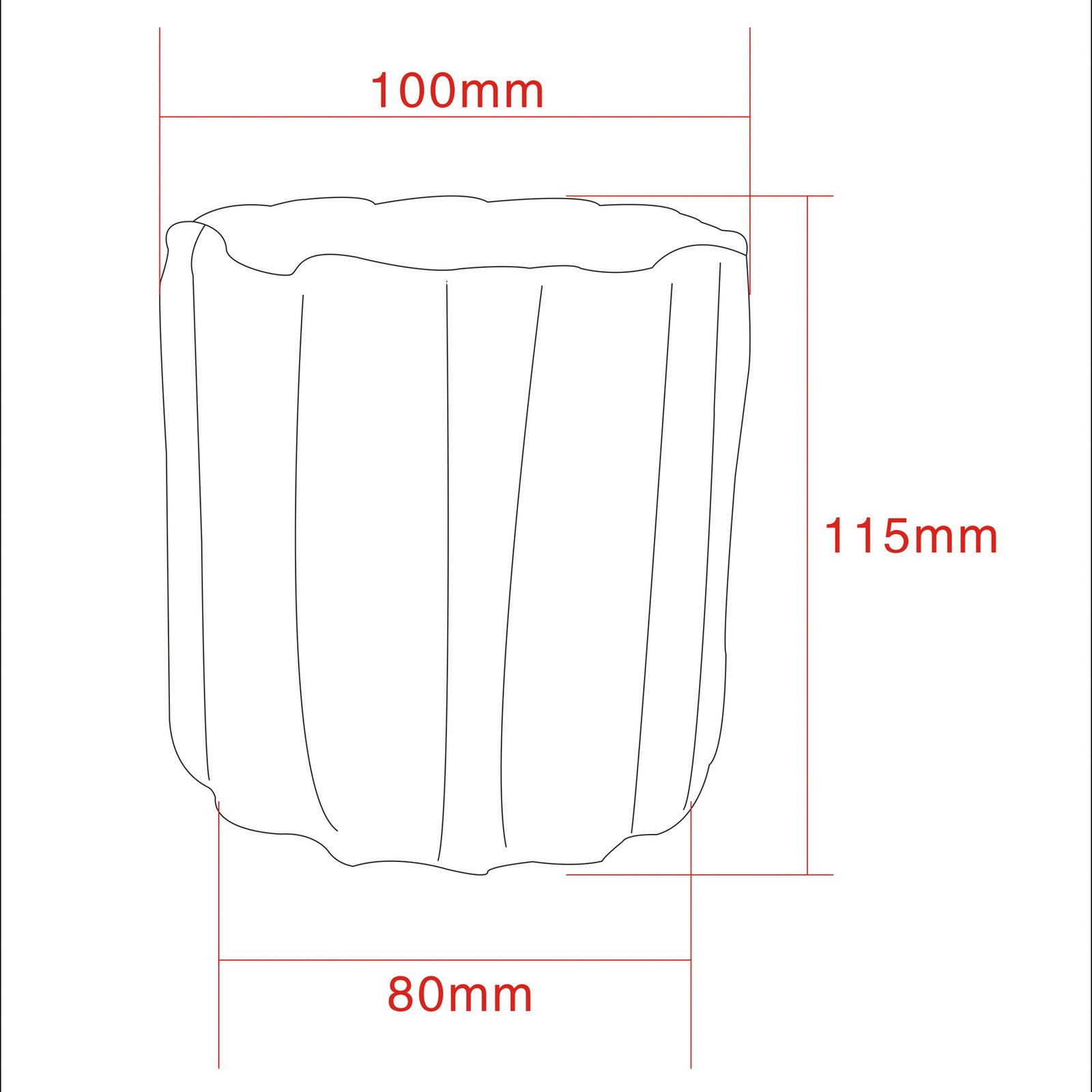 HDCurl Tealight Holder, Green, Glass, Set of 2 - House Doctor