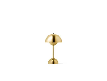 Flowerpot VP9 Portable Bordslampa Brass-Plated - &Tradition