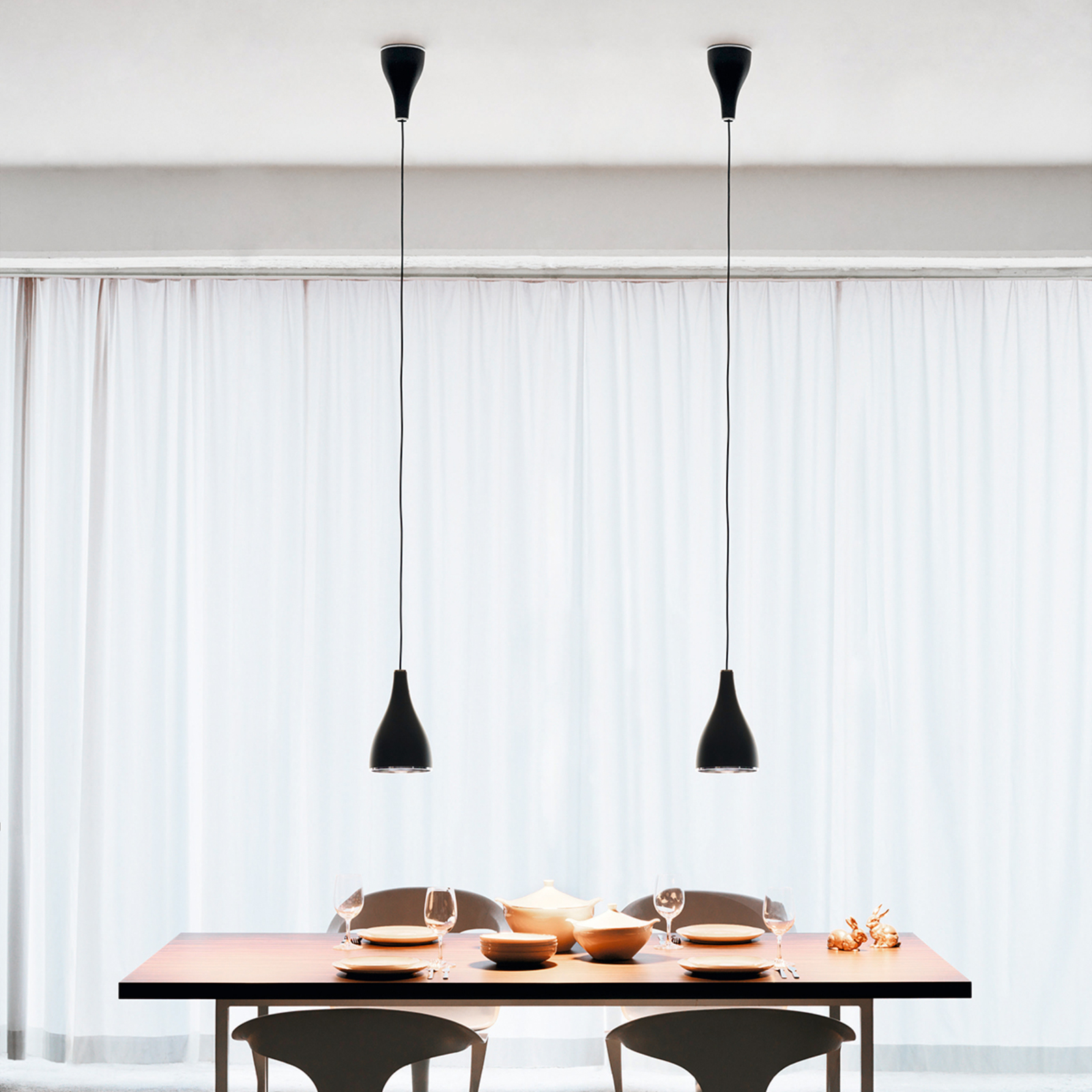 One Eighty Adjustable Hanglamp L Black - Serien Lighting
