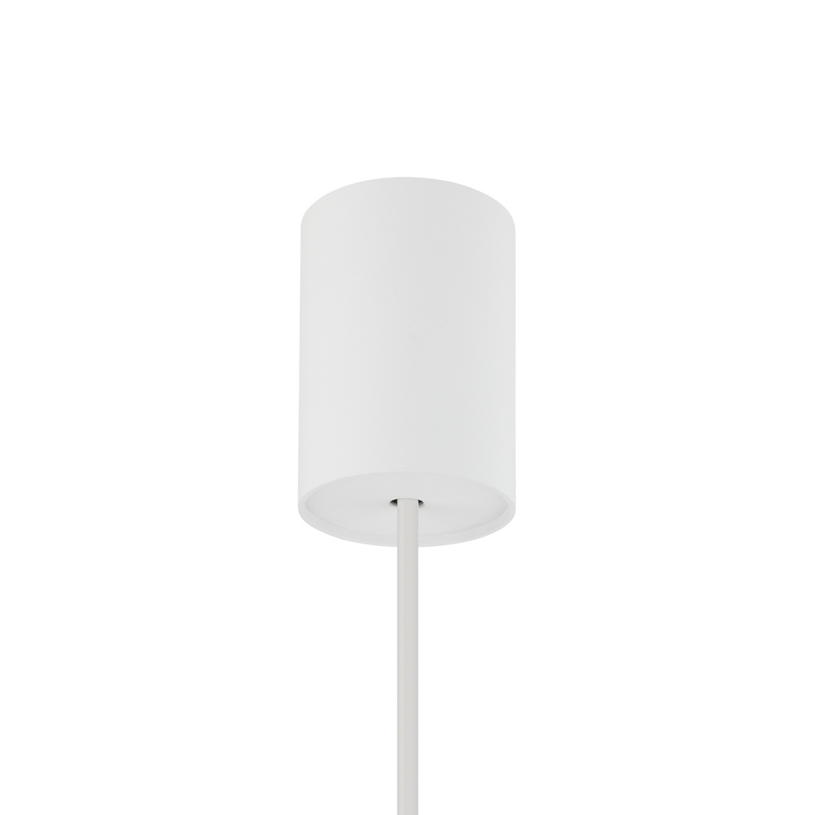 Point Duo pendant light, white, steel, Ø 13 cm, GU10