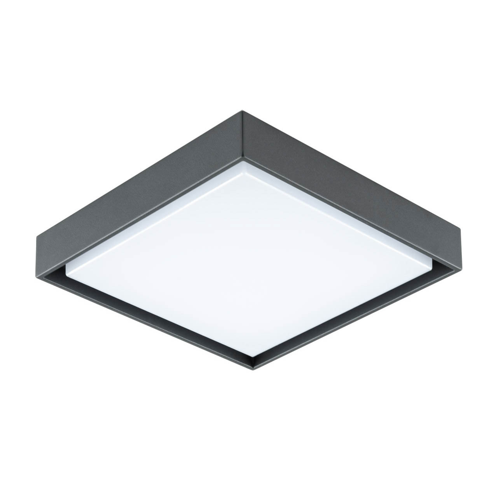 Candeeiro de teto exterior EVN Tectum LED, angular, 110 graus