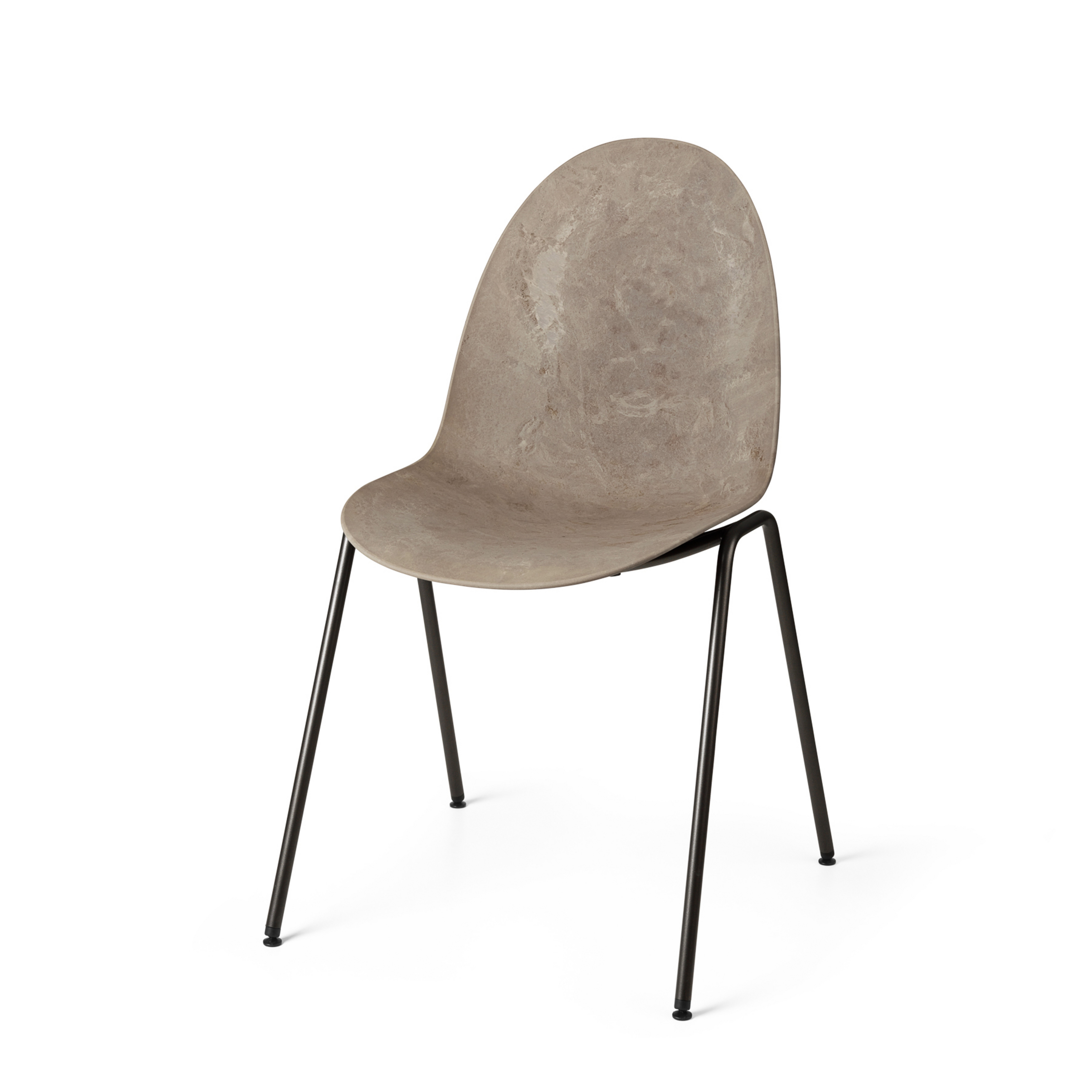 Eternity bar stool, beige, steel, height 87.5 cm - Mater