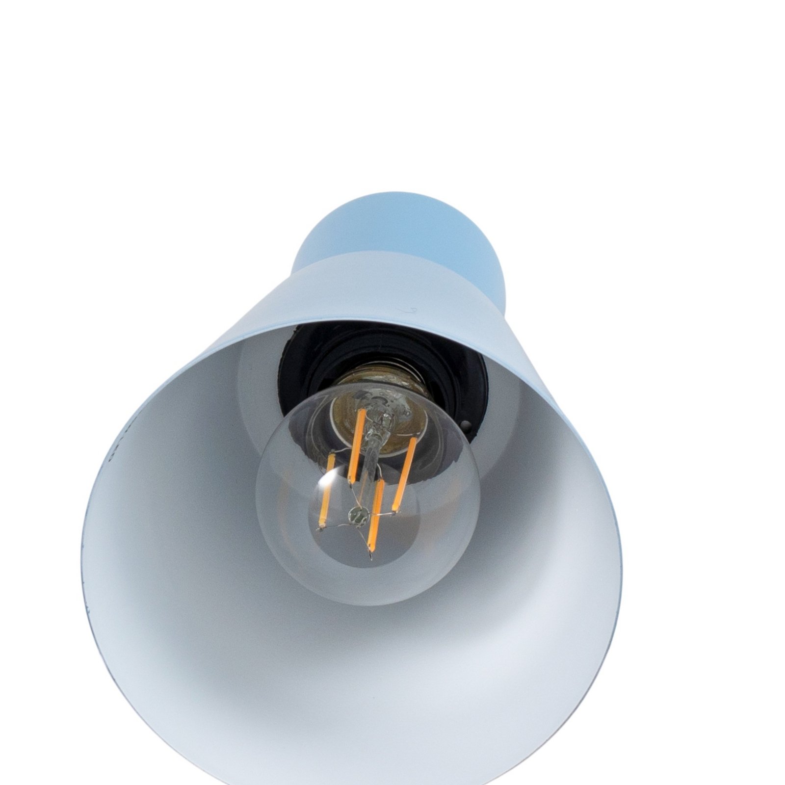 Visoka svetilka Konikkem, svetlo modra, kovina, Ø 14 cm, E27 Visoka svetilka Konikkem, svetlo modra, kovina, Ø 14 cm, E27